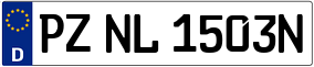 Truck License Plate